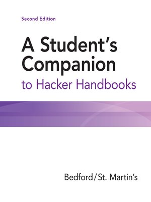 cover image of A Student's Companion to Hacker Handbooks